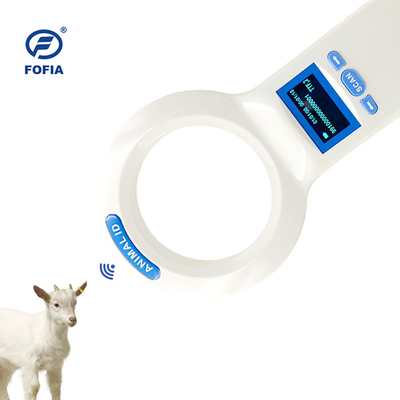 ISO動物ID RFIDのマイクロチップの走査器の読書Deivce FOFIA PT200の読者ID64