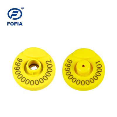 FOFIA RFID 電子耳タグ 牛羊のための温度計付き動物追跡タグ