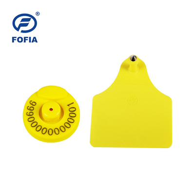 FOFIA RFID 電子耳タグ 牛羊のための温度計付き動物追跡タグ
