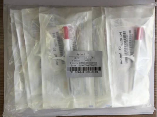 ISO11784/5 FDX-B 標準 RFID 動物ID マイクロチップ 使い捨て注射器 チップ ユニークなデータセキュリティ
