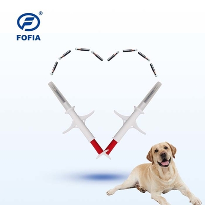 1.25*8mm 動物識別マイクロチップ 134.2 KHz 読み取り範囲 3-10 Cm 犬用 ペット追跡チップ 犬追跡チップ