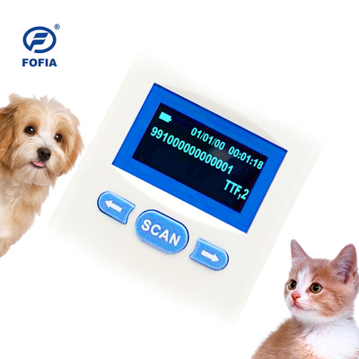 1000 レコード ペットチップリーダーと ROHS データ保存 犬マイクロチップリーダー
