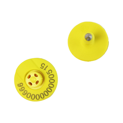 2g 体重と 22.5mm 高さを持つ牛のためのカスタマイズできる色と周波数 RFID耳タグ