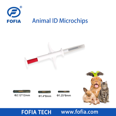 134.2kHz ICAR EM4305 インプラント RFID 1.25x7 1.4x8 2.12x12mm ガラスタグ マイクロチップ 犬 馬羊 マイクロチップ 動物ID ペット マイクロチップ 動物用