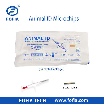 ICAR認定 耐久性のある新しい防水型RFID動物マイクロチップ ZS006 IP67 犬 猫 牛 豚 羊 ペット インジェクション タグ