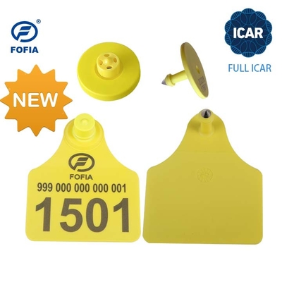 ICAR 125KHZ/134.2KHZ RFID 動物耳タグ 動物追跡用の電子RFID低周波