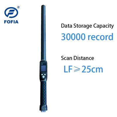 長距離プロフェッショナル畜産RFIDタグスティックリーダーPT290 OLEDディスプレイデータストレージ付き
