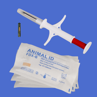 ISO11784/5 FDX-B 動物の健康と福祉のための動物識別マイクロチップと温度モニタリングとISO11784/5 FDX-B規格
