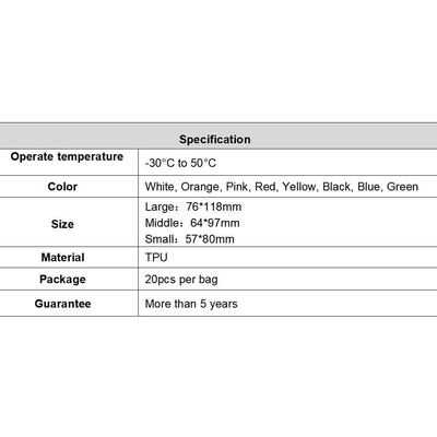 White Animal Tracking Customizable Laser Print Ear Tags Livestock Tags for Animal Identification and Tracking