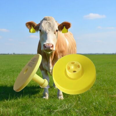 安全な無線通信で精密な家畜識別と健康モニタリングを提供する電子的な家畜耳タグ