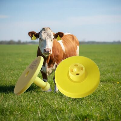 動物追跡用防水RFIDイヤータグ 丈夫なデザイン 家畜の識別と管理に適しています
