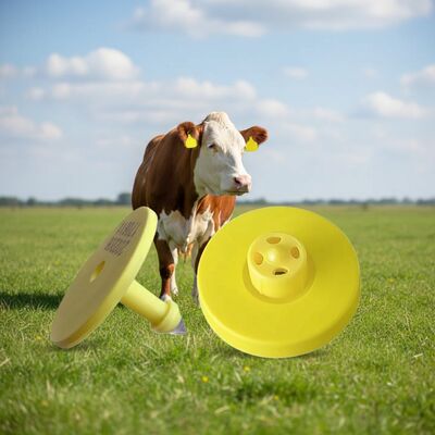 134.2kHz ISO11784/5 FDX-B エレクトロニック・イヤタグ 畜産の識別と追跡用 350N の電圧