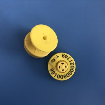 ISO11784/5 FDX-B標準と防水TPU素材の家畜用の耐久性134.2kHz電子耳タグ