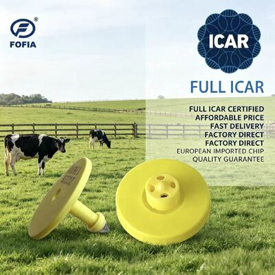 電子耳タグ ICAR 認定の耐久性のある TPU 設計で家畜追跡と包括的な牛管理システムを実現