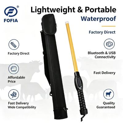 Bluetooth 5 USB Type C データ伝送と長距離読み取りのための家畜管理のための携帯型RFIDスティックリーダー