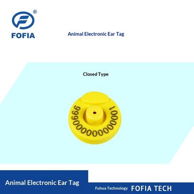 新しいFDX低周波電子耳タグ RFID動物タグ フルデュプレックス豚牛 閉口/開口 動物識別