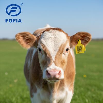 新しい T921 動物耳タグ黄色高品質 RFID TPU 農場牛用