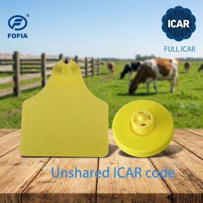 ISO11784/5 フル ICAR 承認電子耳タグ農場管理用防水 RFID ヤギタグ
