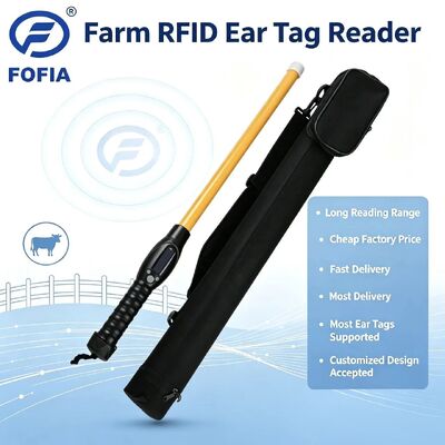 FOFIA 防水PT280 RFIDリーダー 134.2kHz PVC プラスチック NLIS オーストラリア ICAR 認定 牛 ID USB ISO 11784/5 10-20cm