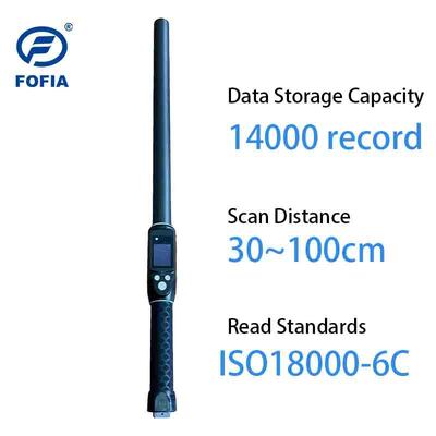 FOFIA 防水長距離 134.2kHz RFID イヤタグリーダー ISO11784/5 プロトコル 30-100cm 読み取り距離 PVC