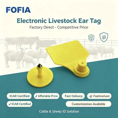 TPU フォフィア ICAR T904 畜産用耳札 牛 羊 豚 牛 羊