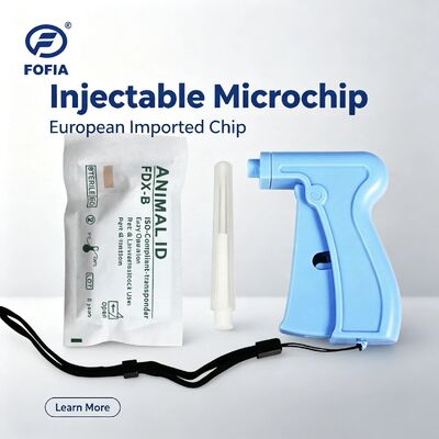 フォフィア ホットセリング RFID 分離・再利用可能 134.2kHz 動物用マイクロチップ ZS005 防水ペット用注射 1.5年保証