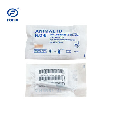 Fofia 2026 新発売 RFID 134.2kHz 犬動物用マイクロチップ 分割タイプ プラスチック ZS008 ペット用注射器 防水
