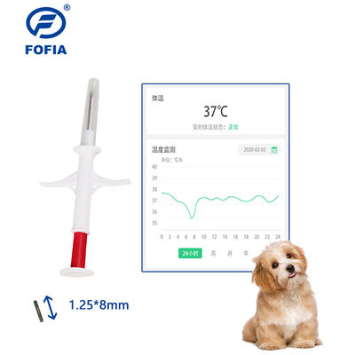 2026年ホットセールエディション ペット用 新型RFID 134.2kHz IC Fofia 動物用埋め込みマイクロチップ ホワイト PP素材 防水