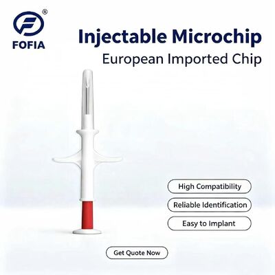 ICAR認証 FOFIA RFID 134.2kHz 動物用マイクロチップ FDX/EM4305 チップ IP67 防水 ペット用注射プラスチック