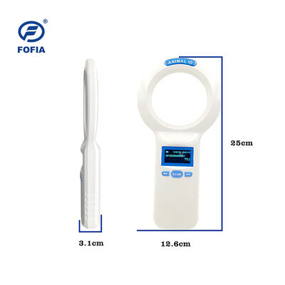 フォフィア ハンドヘルド プラスチック 動物 マイクロチップ RFID カードリーダー PT160 134.2kHz OLED スクリーン USB リチウム バッテリー CE 認証 ISO 5-10cm