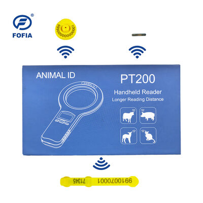 フォフィア ハンドヘルド プラスチック 動物 マイクロチップ RFID カードリーダー PT160 134.2kHz OLED スクリーン USB リチウム バッテリー CE 認証 ISO 5-10cm