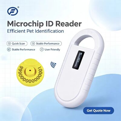 フォフィア ハンドヘルド プラスチック 動物 マイクロチップ RFID カードリーダー PT160 134.2kHz OLED スクリーン USB リチウム バッテリー CE ISO 認証