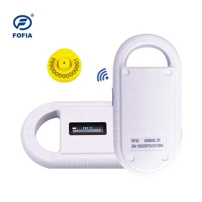 フォフィア ハンドヘルド プラスチック 動物 マイクロチップ RFID カードリーダー PT160 134.2kHz OLED スクリーン USB リチウム バッテリー CE ISO 認証
