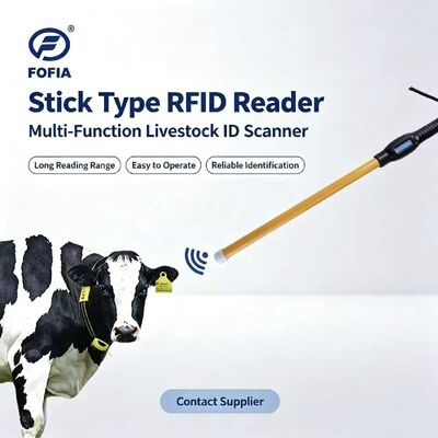 防水PT280 RFIDリーダー 134.2kHz PVCプラスチック NLIS オーストラリア ICAR 認定 牛識別子 USB ISO 11784/5 ウィーガン RS232
