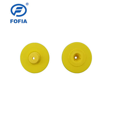 新品 UHF 電子防水 RFID TPU 5.7mm イエローアニマルイヤータグ ET933+T901 チップ 5年保証 Fofia 牛用