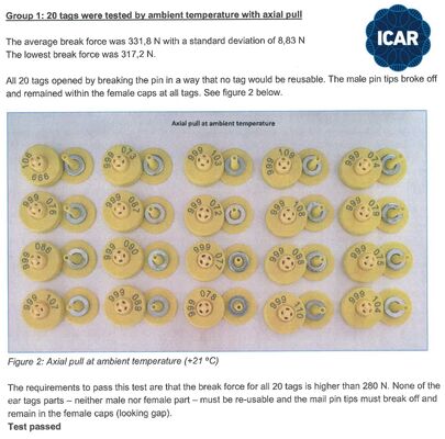 防水 フォフィア フル ICAR 認定 ET908 イエロー RFID TPU 牛耳タグ 高品質 1.5 年の保証 動物飼育