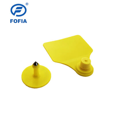 防水ICAR Fofia T904+T901 動物用耳標 新品 高品質 RFID TPU 72*57mm レーザーコーディング 3年保証 農場用