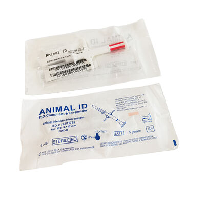 防水 フォフィア 新品 ICAR 認定 RFID 134.2kHz PP 動物ID マイクロチップ ペット用 防水 1.5 年間の保証 猫 犬用