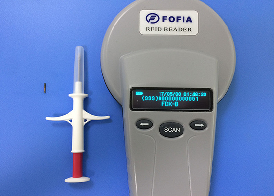 ISOのペット管理、携帯用RFIDのポケット読者のための動物のマイクロチップの走査器